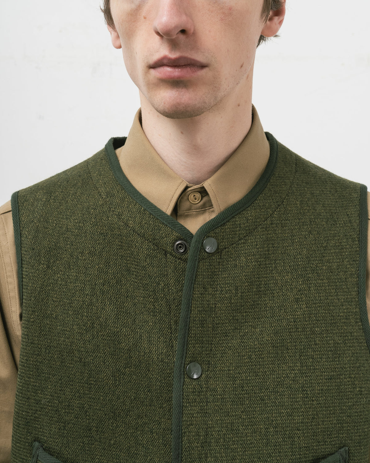 【Launch on Saturday, October 10th】  BEACH CLOTH VEST OLIVE