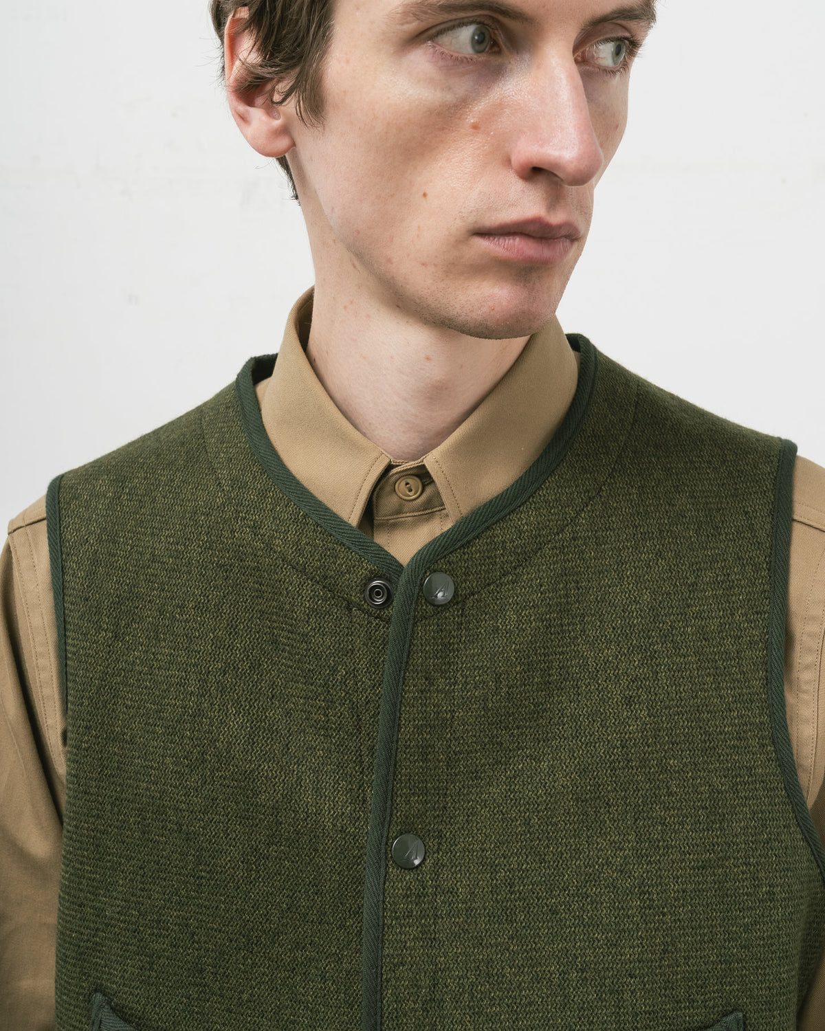 【Launch on Saturday, October 10th】  BEACH CLOTH VEST OLIVE