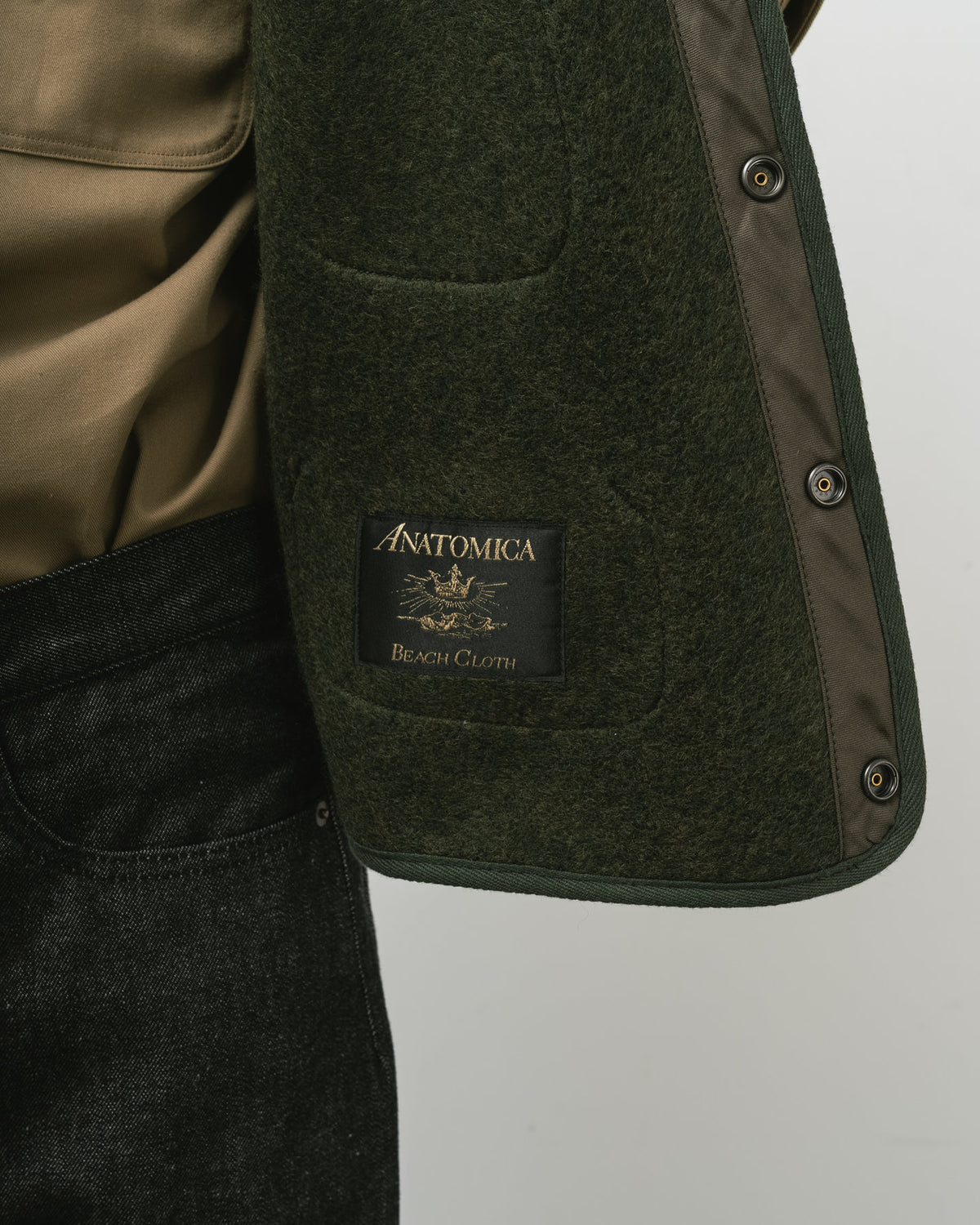 【Launch on Saturday, October 10th】  BEACH CLOTH VEST OLIVE