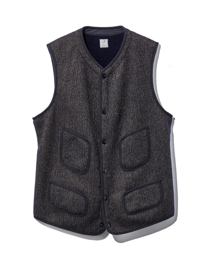 BEACH CLOTH VEST SALT & PEPPER