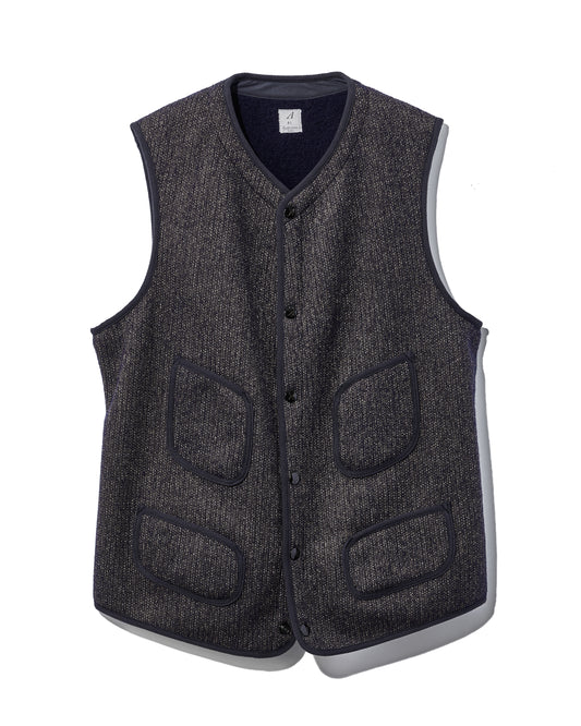 【Restock on Saturday, October 10th】  BEACH CLOTH VEST SALT & PEPPER