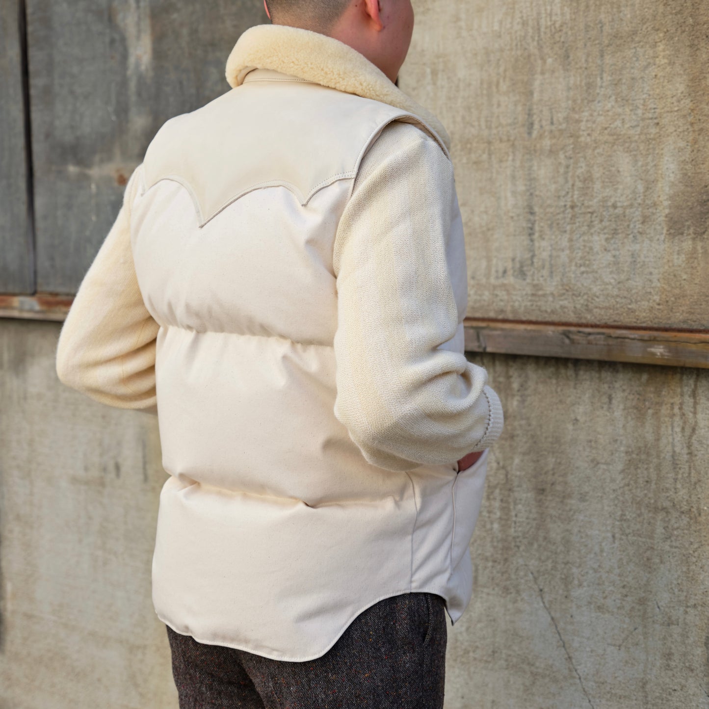 RMFC for ANATOMICA CHRISTY VEST DUCK NATURAL