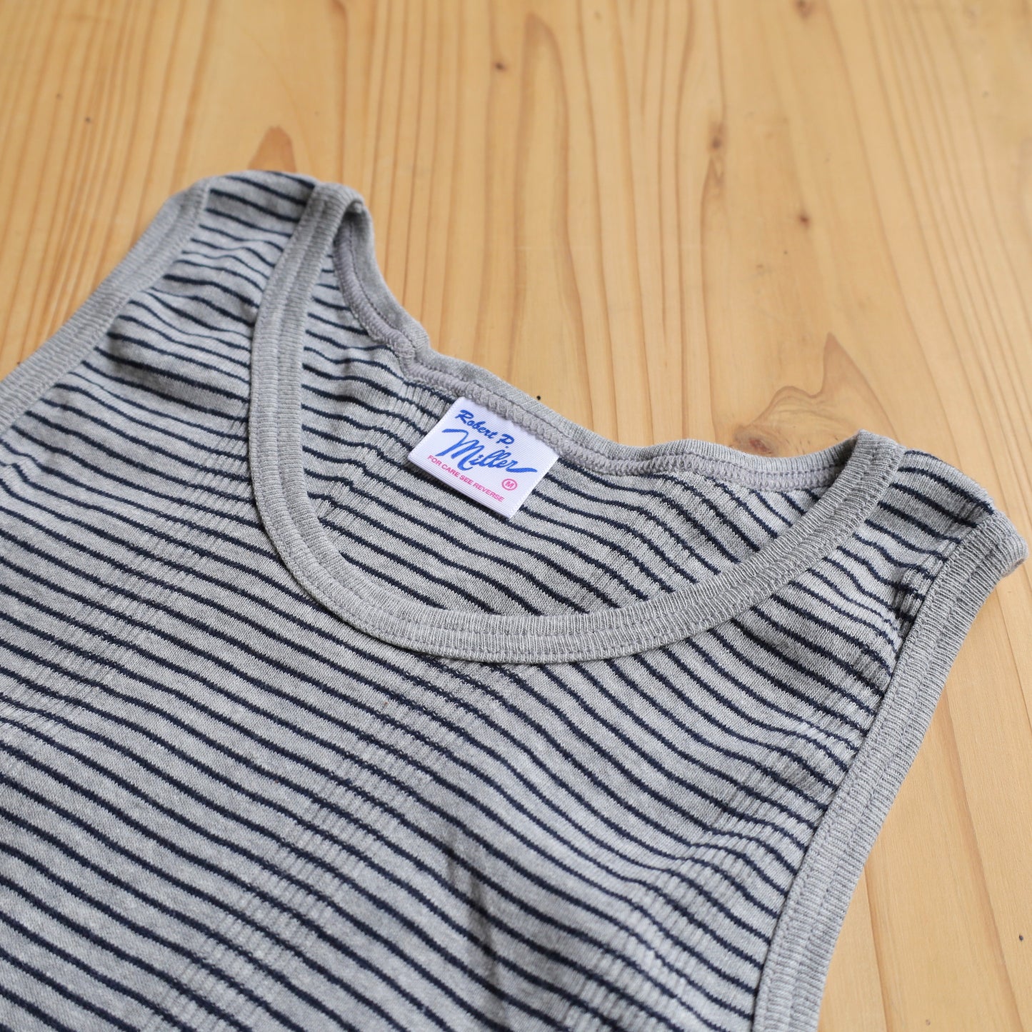 MILLER CREW NECK TANK-TOP BORDER