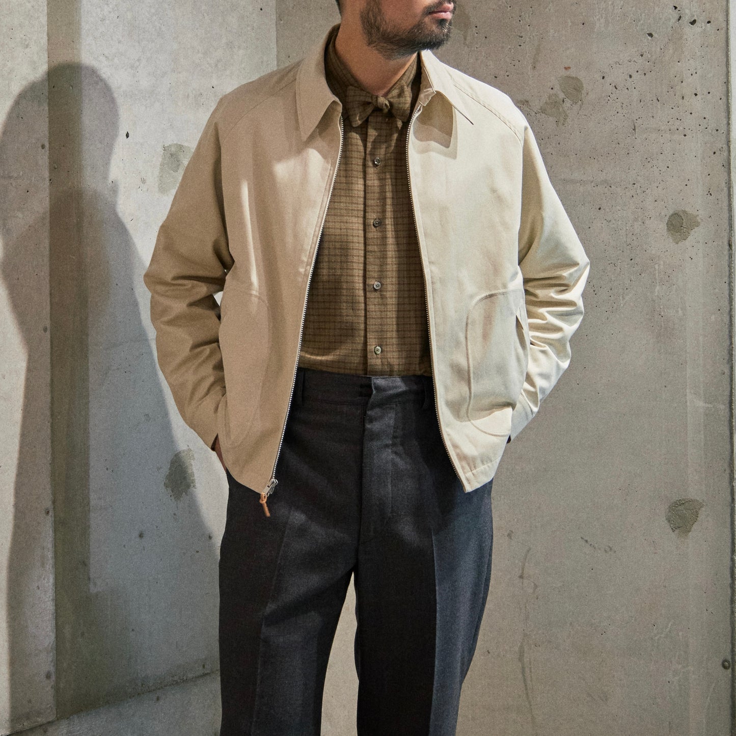 ANATOMICA by BRAGGIN' DRAGON VAN NUYS JACKET OYSTER