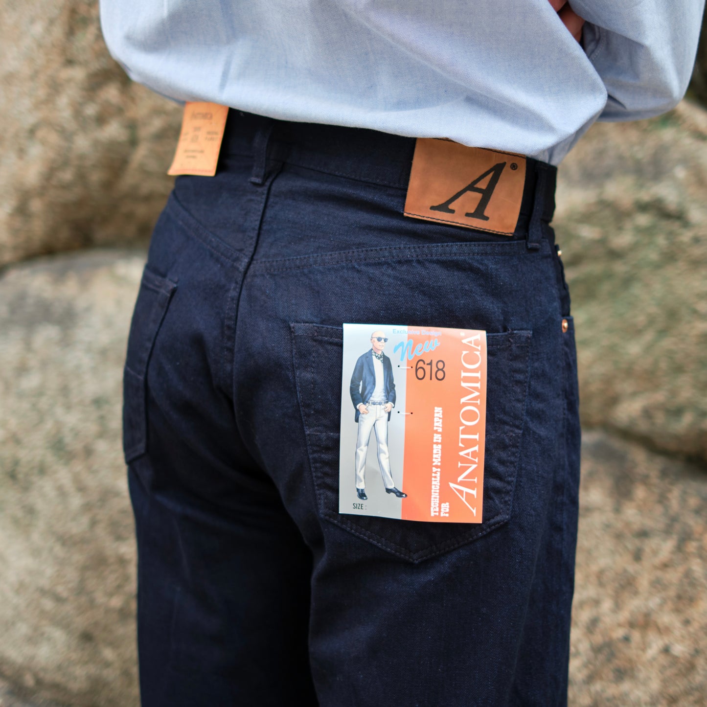 618 TAPERED DENIM DOUBLE INDIGO