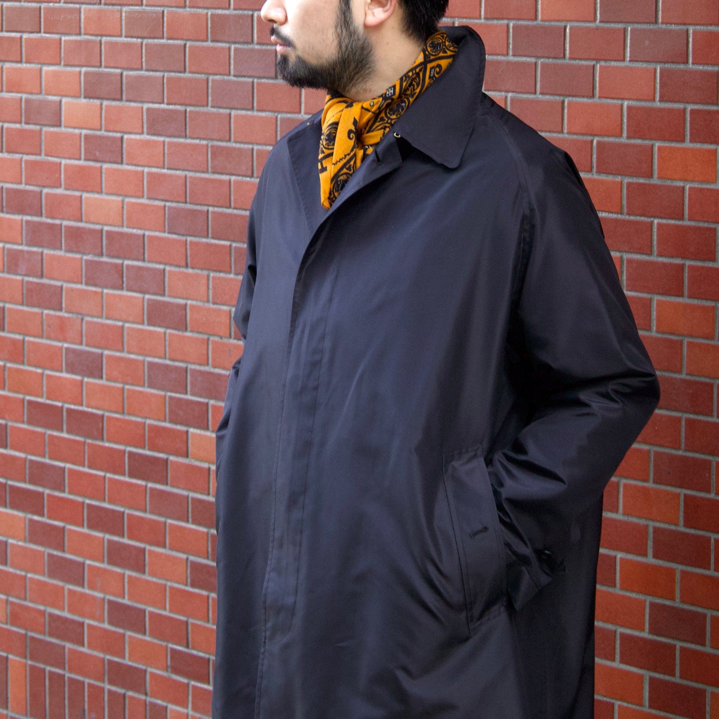 SINGLE RAGLAN COAT Ⅸ SILK TAFFETA