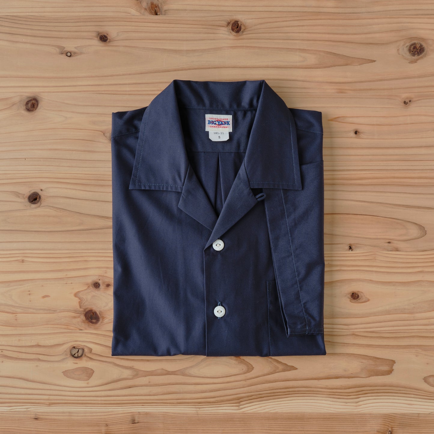 BIG YANK DECKIE SHIRTS POPLIN NAVY 【 Launch on June 27th 】