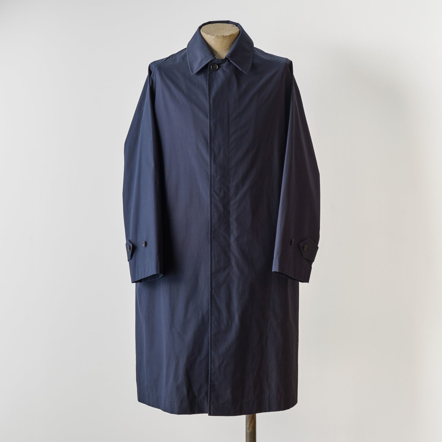 SINGLE RAGLAN COAT Ⅸ BLACK NAVY