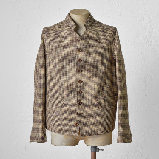 DOLMAN LINEN STAR HOUNDS' TOOTH