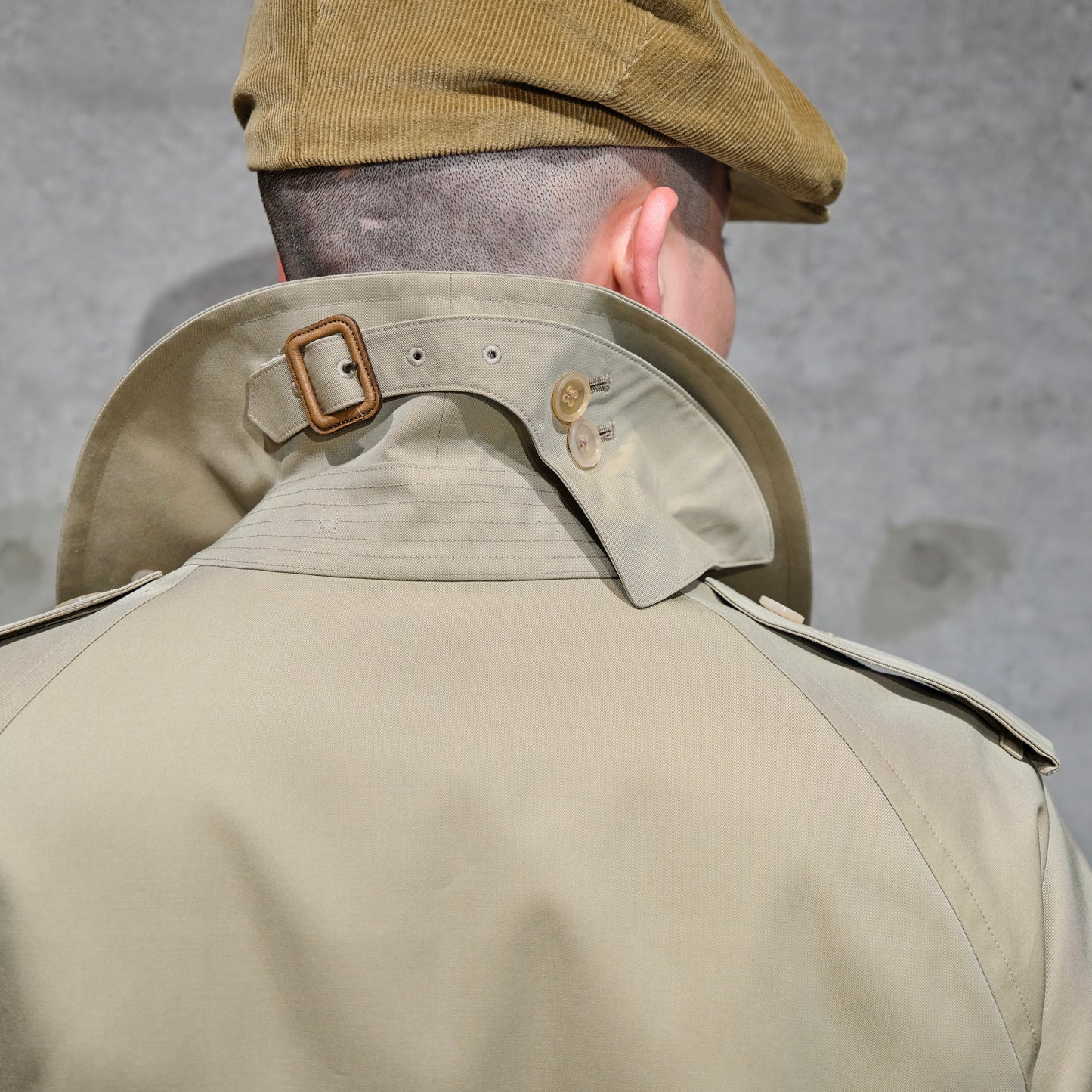 TRENCH COAT GABARDINE BEIGE