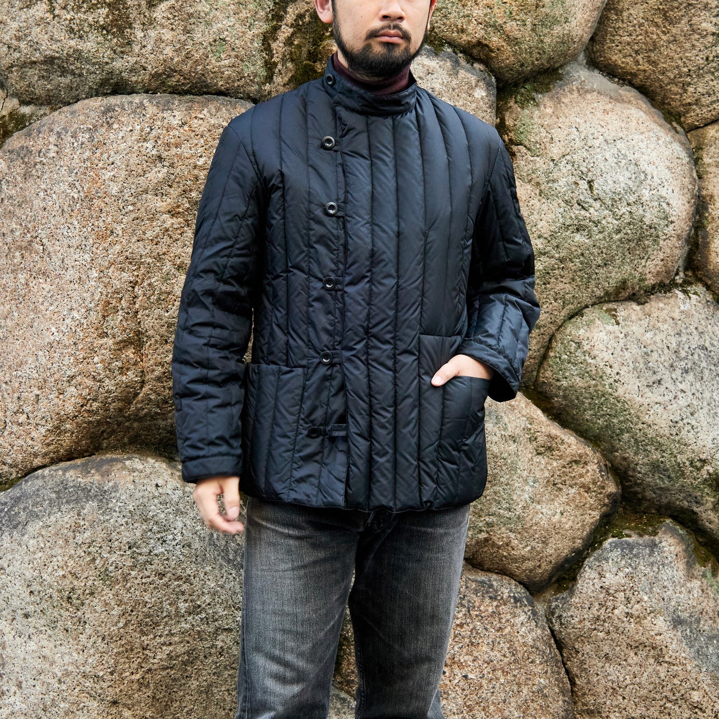 RMFC for ANATOMICA ALEXANDER DOWN JACKET BLACK