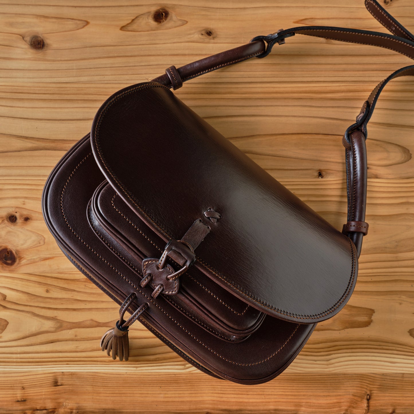 ANDALUSIA LISO BAG D.BROWN