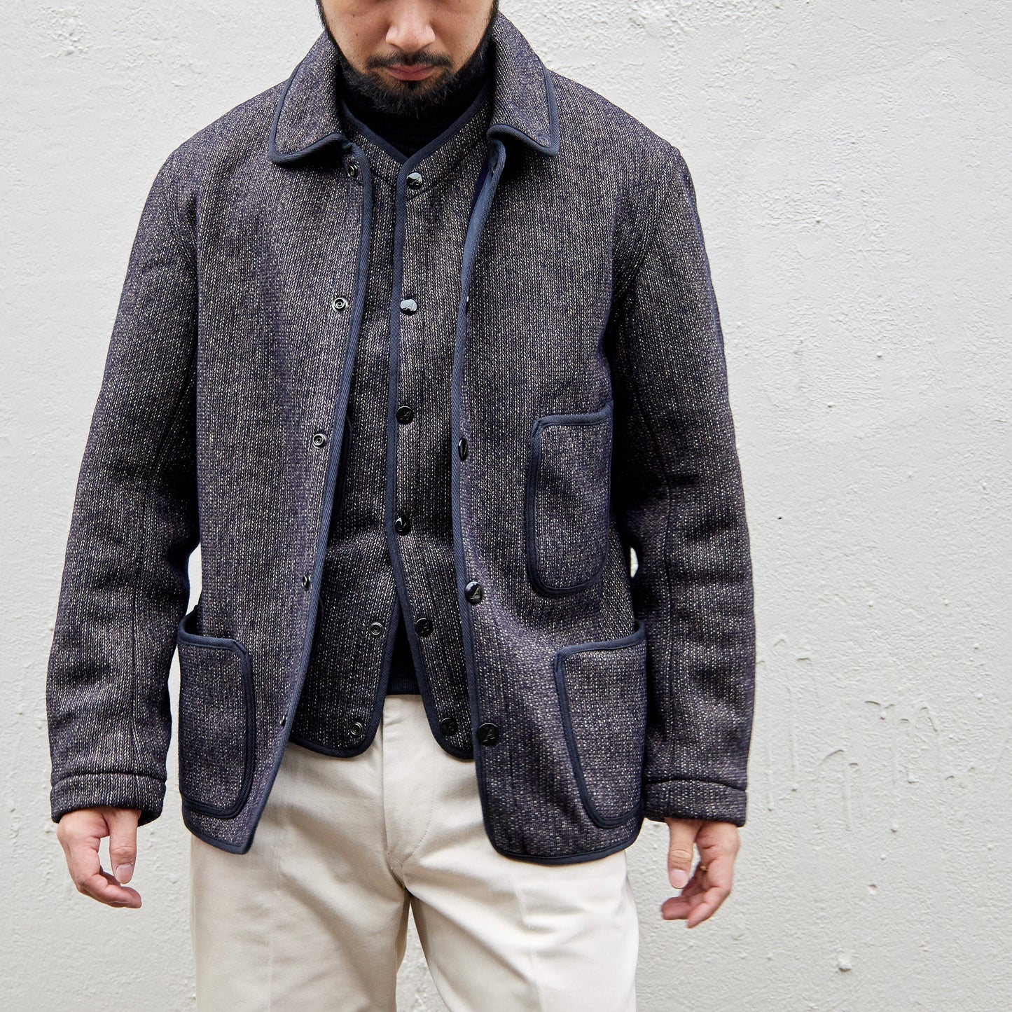 BEACH JACKET SALT & PEPPER