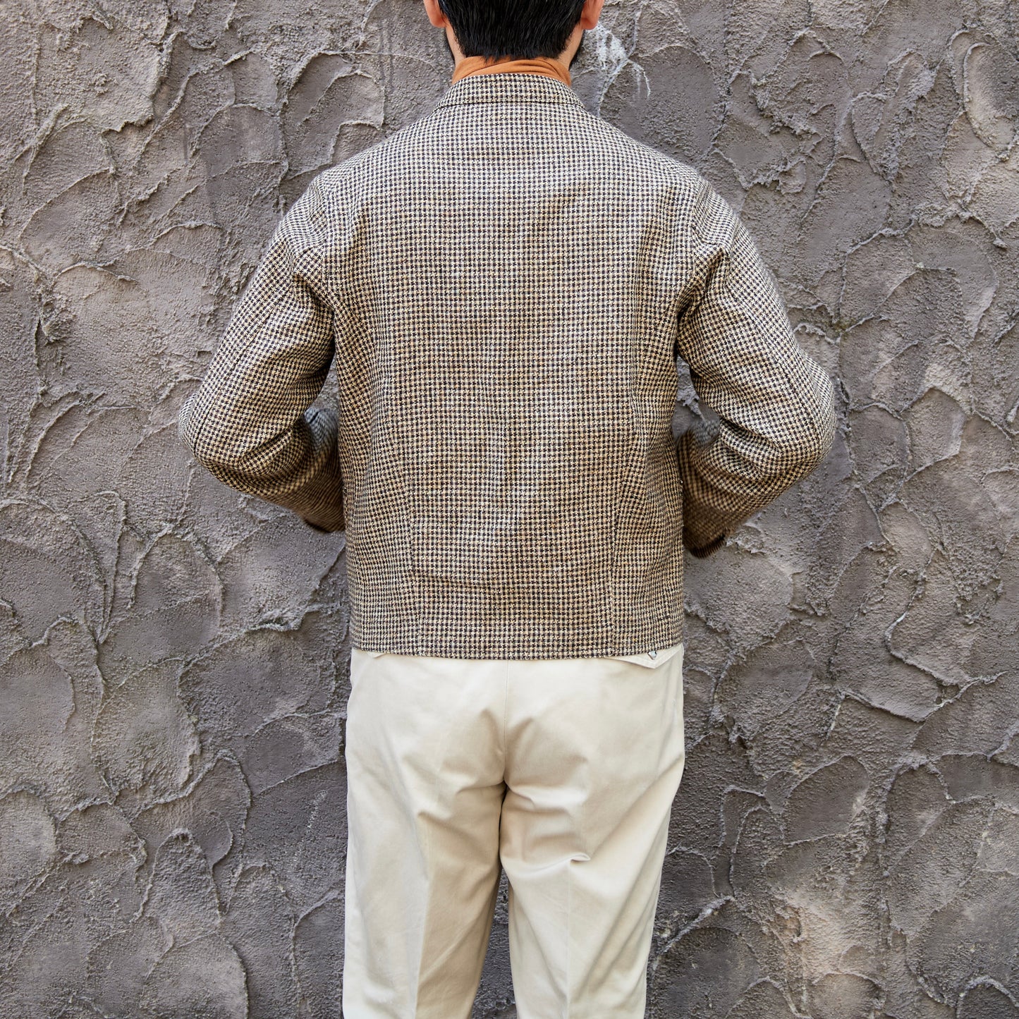 DOLMAN LINEN STAR HOUNDS' TOOTH