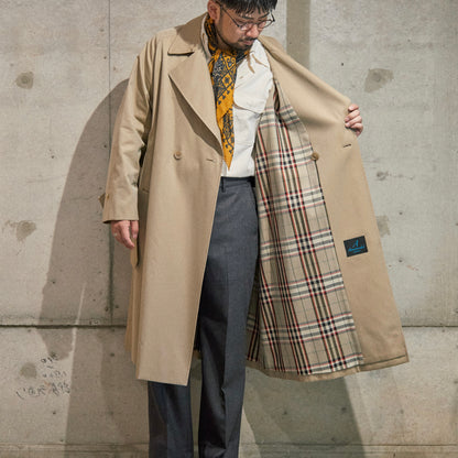 SINGLE RAGLAN COAT Ⅹ GABARDINE BEIGE