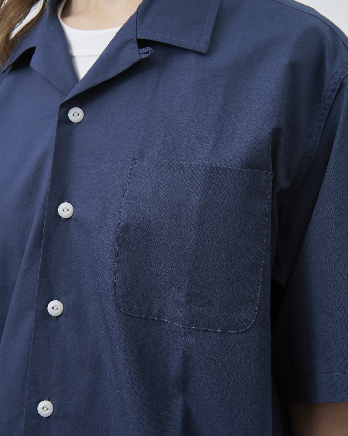 BIG YANK DECKIE SHIRTS POPLIN NAVY 【 Launch on June 27th 】