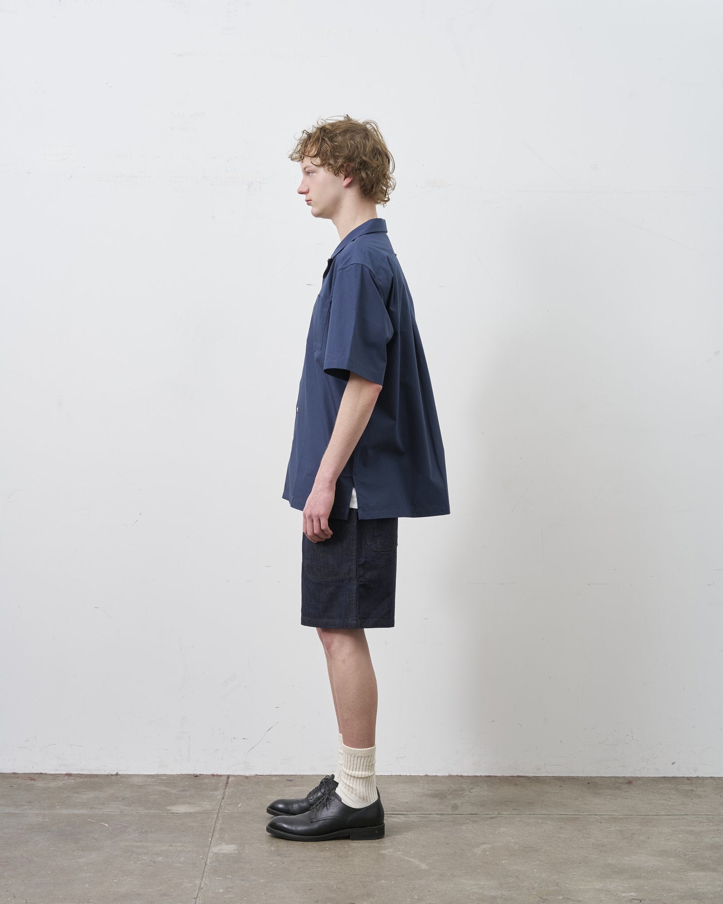 BIG YANK DECKIE SHIRTS POPLIN NAVY 【 Launch on June 27th 】