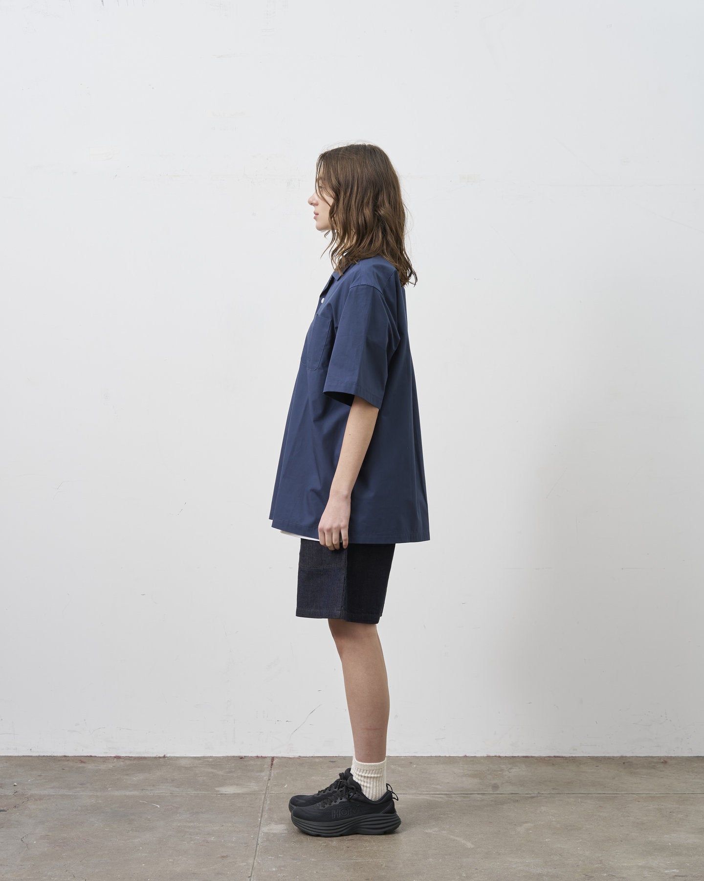 BIG YANK DECKIE SHIRTS POPLIN NAVY 【 Launch on June 27th 】