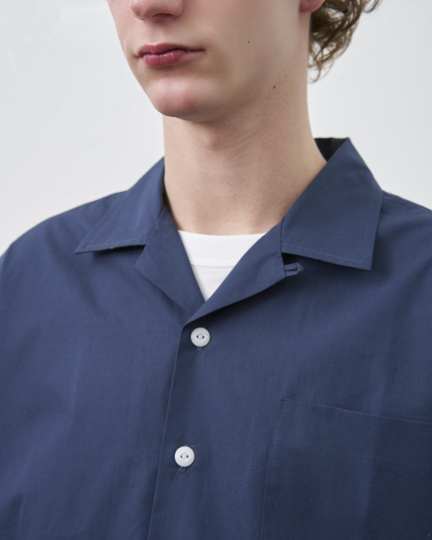 BIG YANK DECKIE SHIRTS POPLIN NAVY 【 Launch on June 27th 】