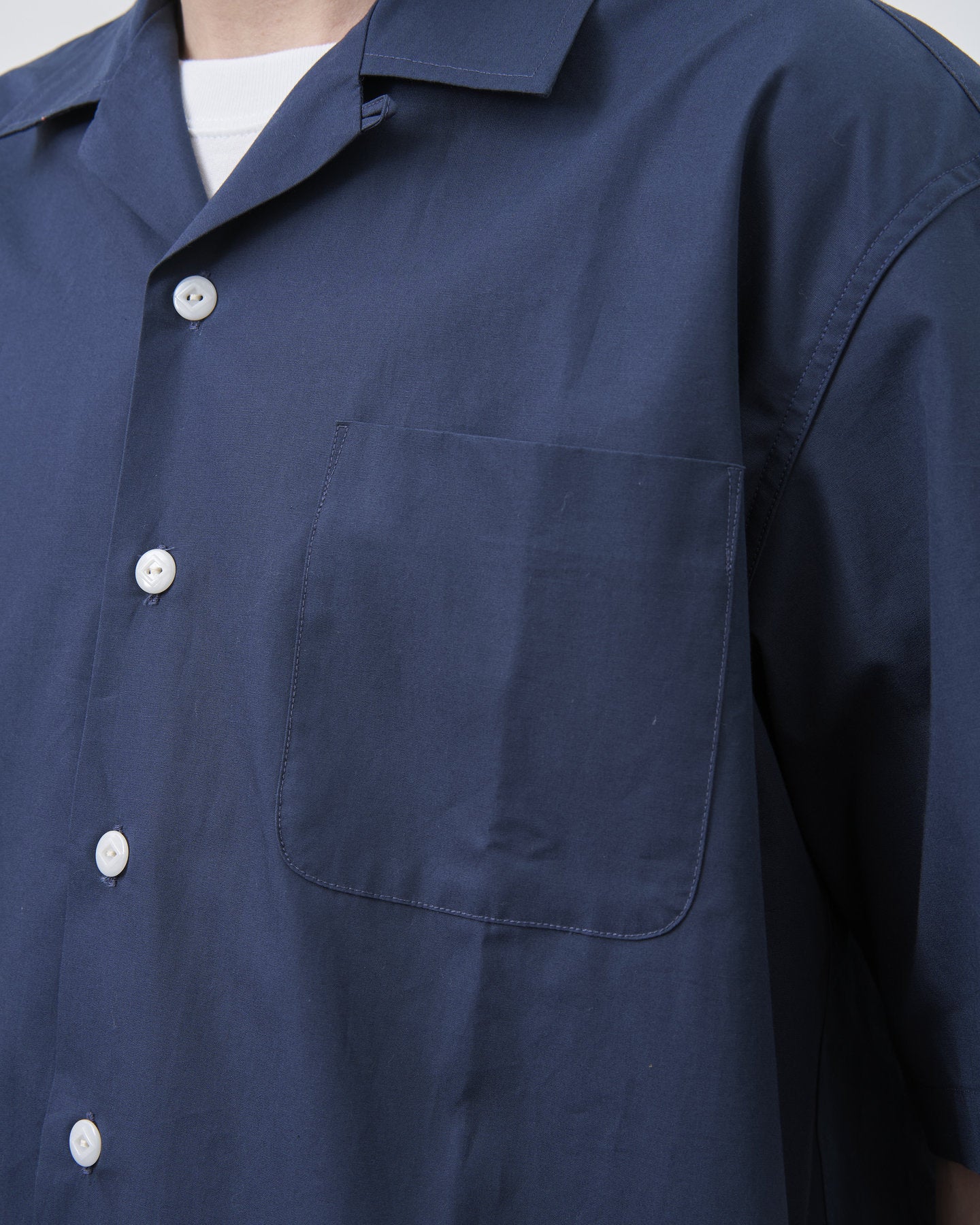 BIG YANK DECKIE SHIRTS POPLIN NAVY 【 Launch on June 27th 】
