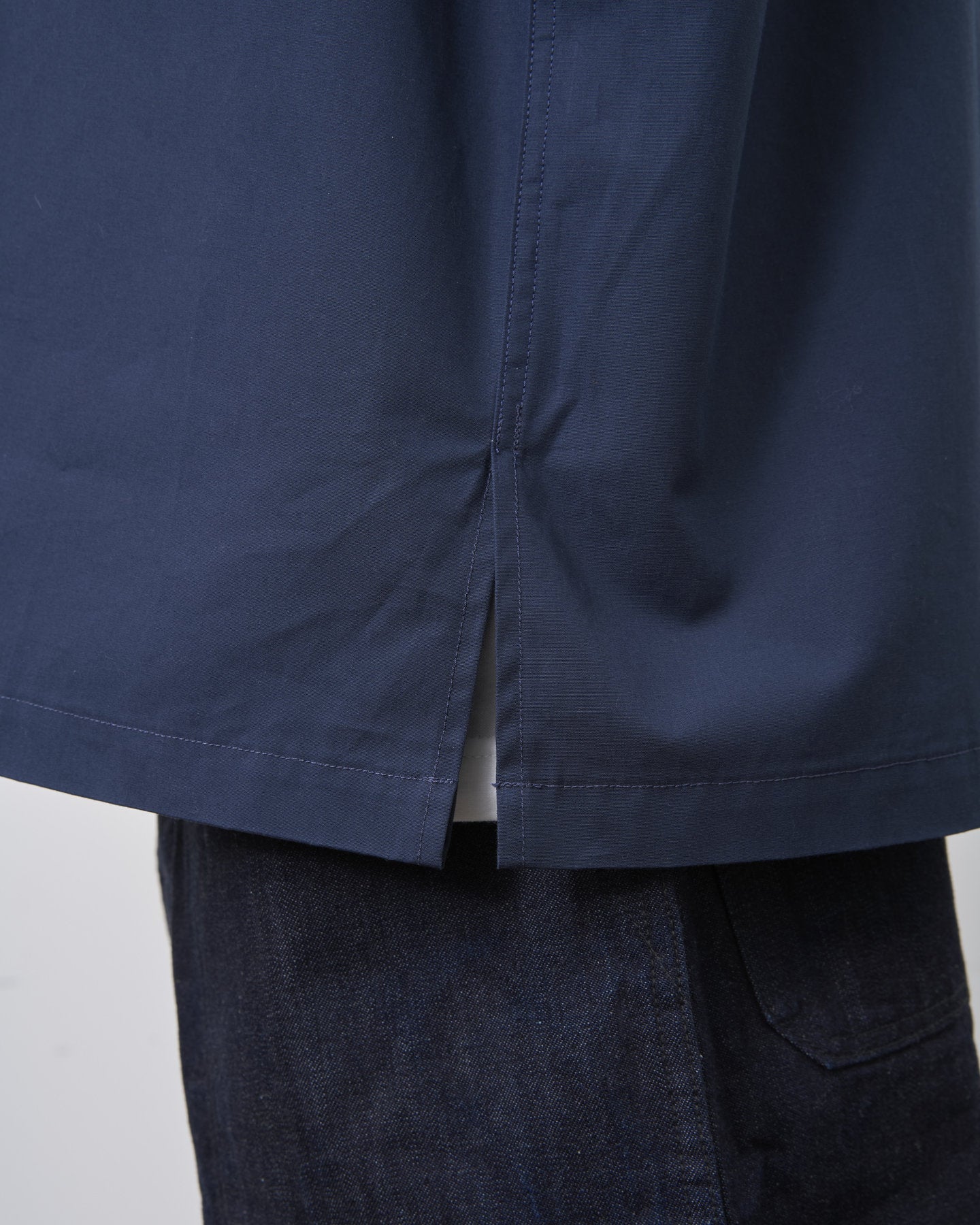 BIG YANK DECKIE SHIRTS POPLIN NAVY 【 Launch on June 27th 】