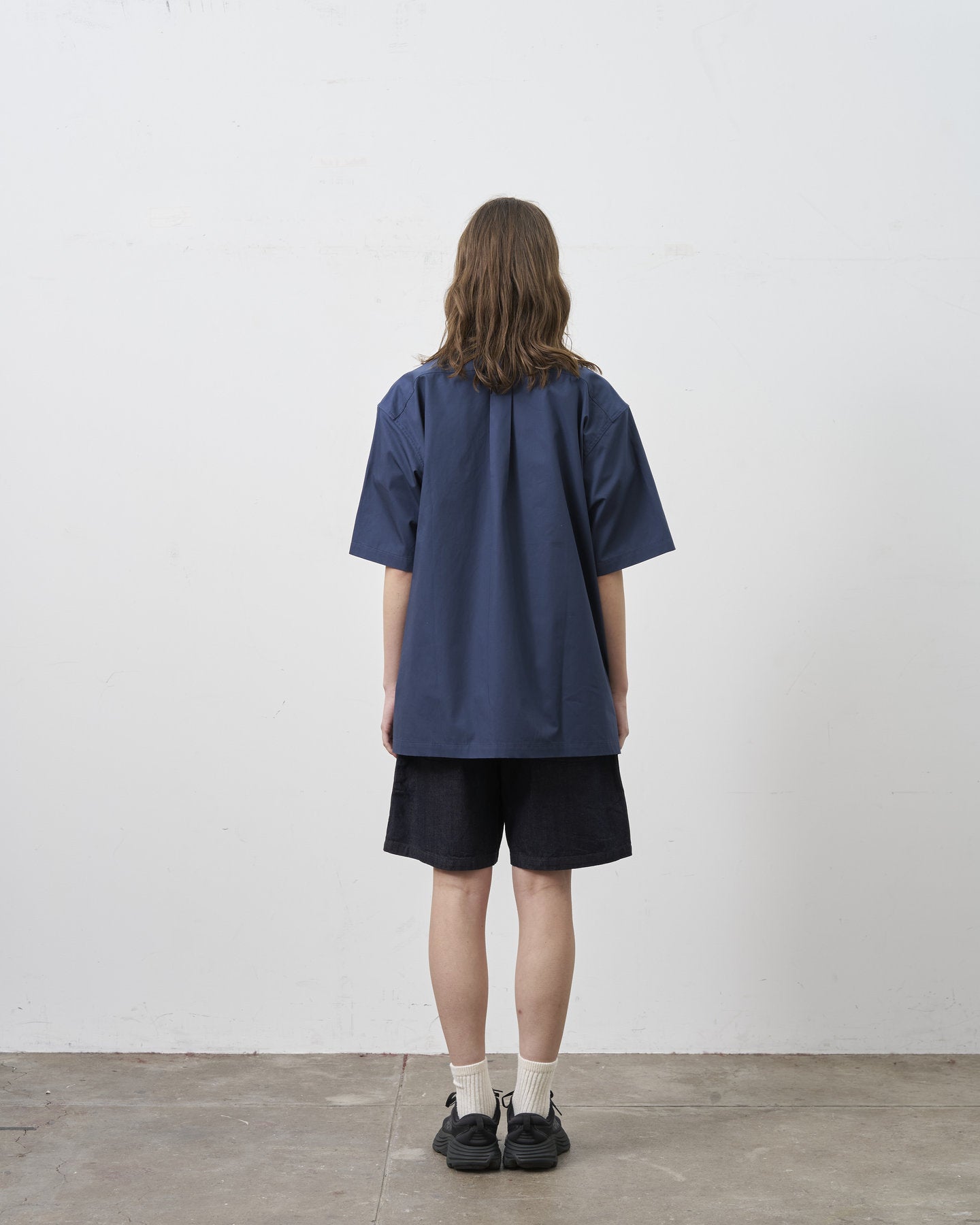 BIG YANK DECKIE SHIRTS POPLIN NAVY 【 Launch on June 27th 】