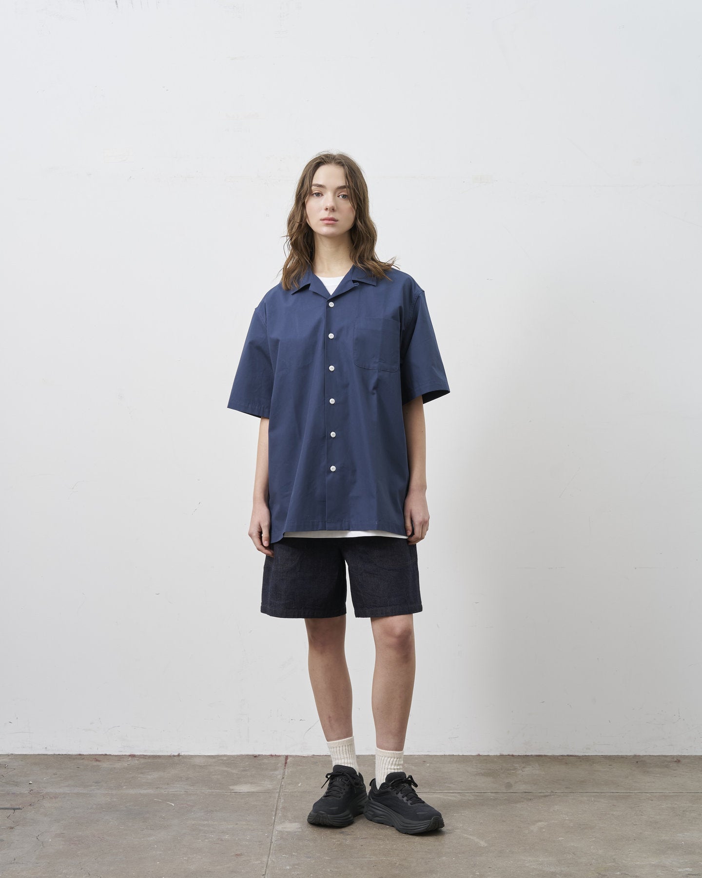 BIG YANK DECKIE SHIRTS POPLIN NAVY 【 Launch on June 27th 】