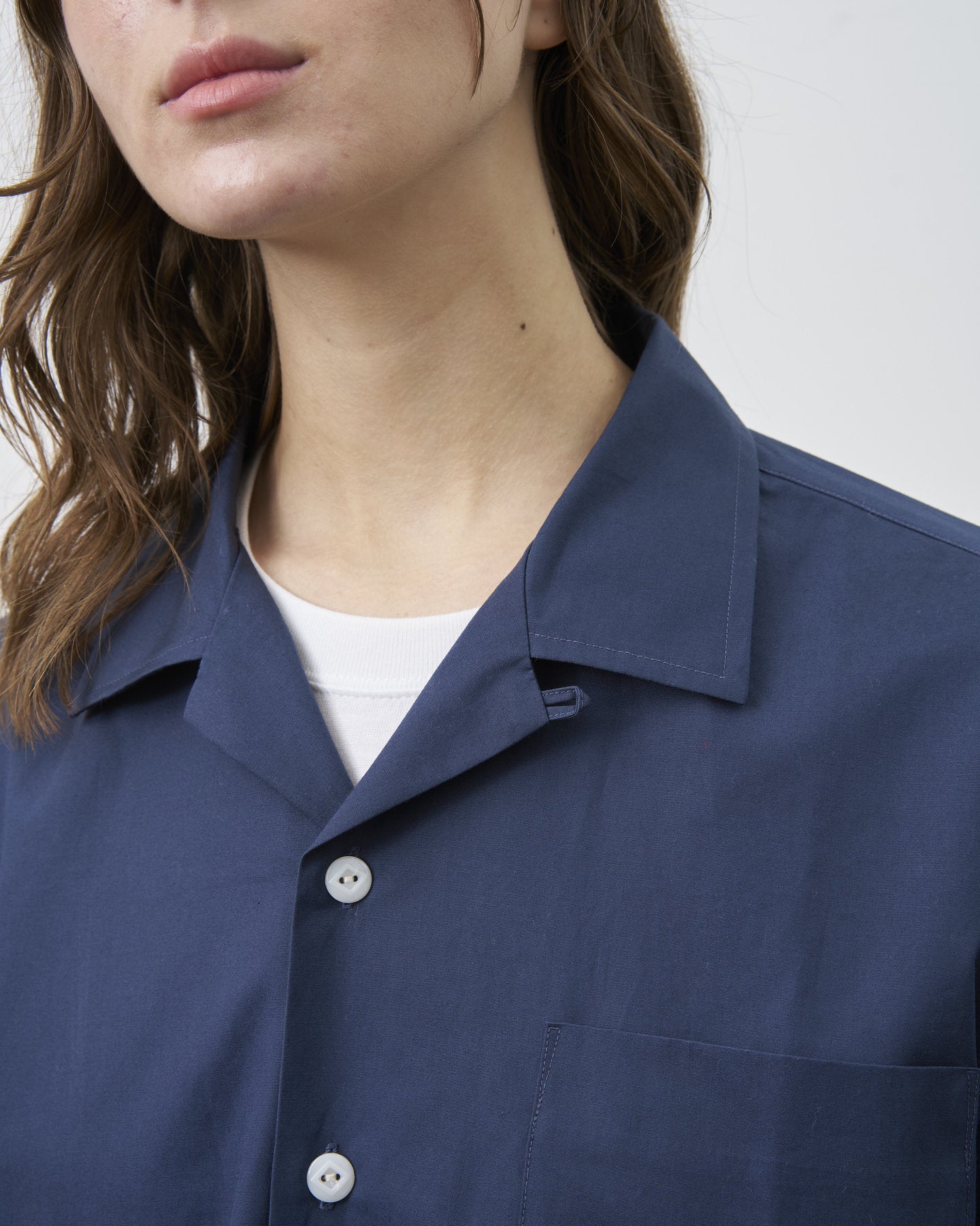 BIG YANK DECKIE SHIRTS POPLIN NAVY 【 Launch on June 27th 】