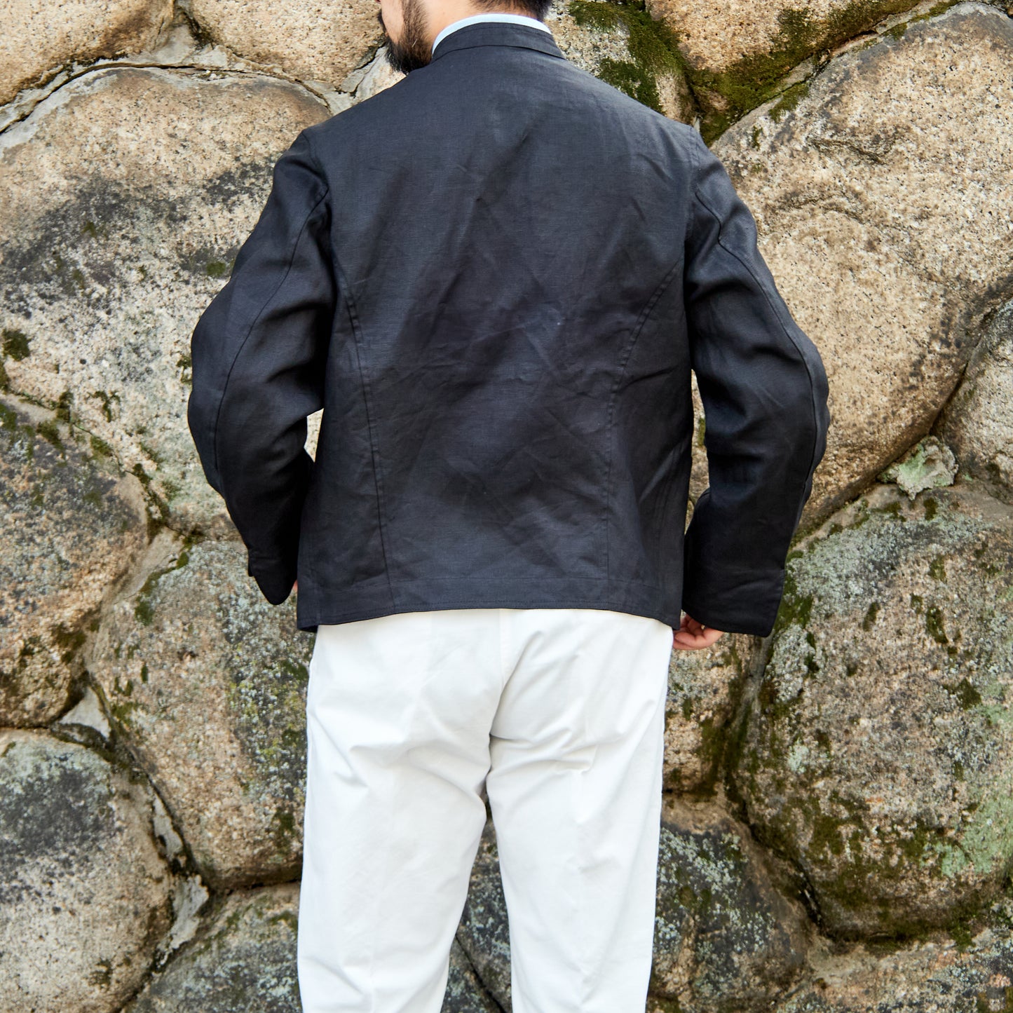 DOLMAN IRISH LINEN BLACK