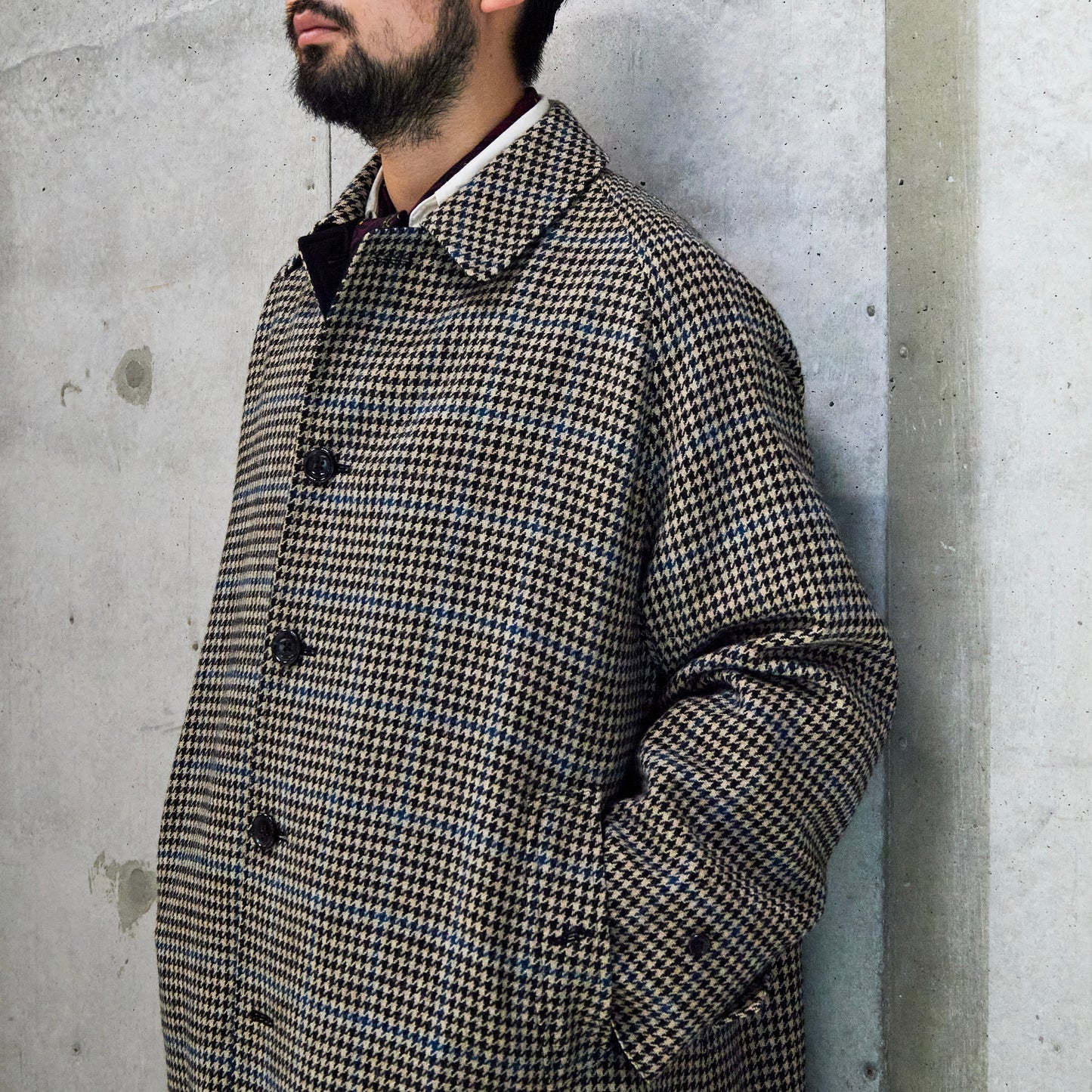 SINGLE RAGLAN COAT Ⅱ REVERSIBLE BLACK for 2025FW