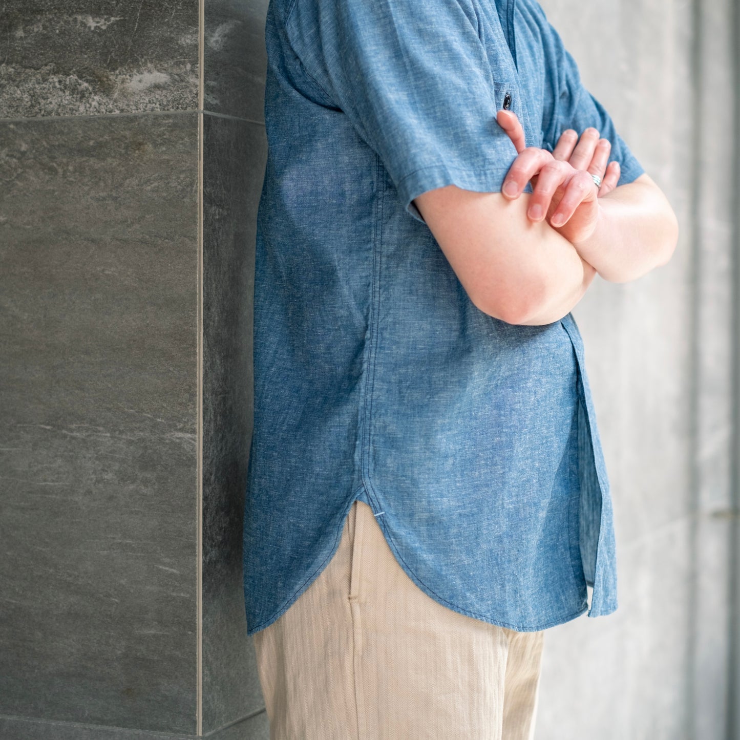BIG YANK Y1942 SHORT SLEEVE SHIRTS CHAMBRAY