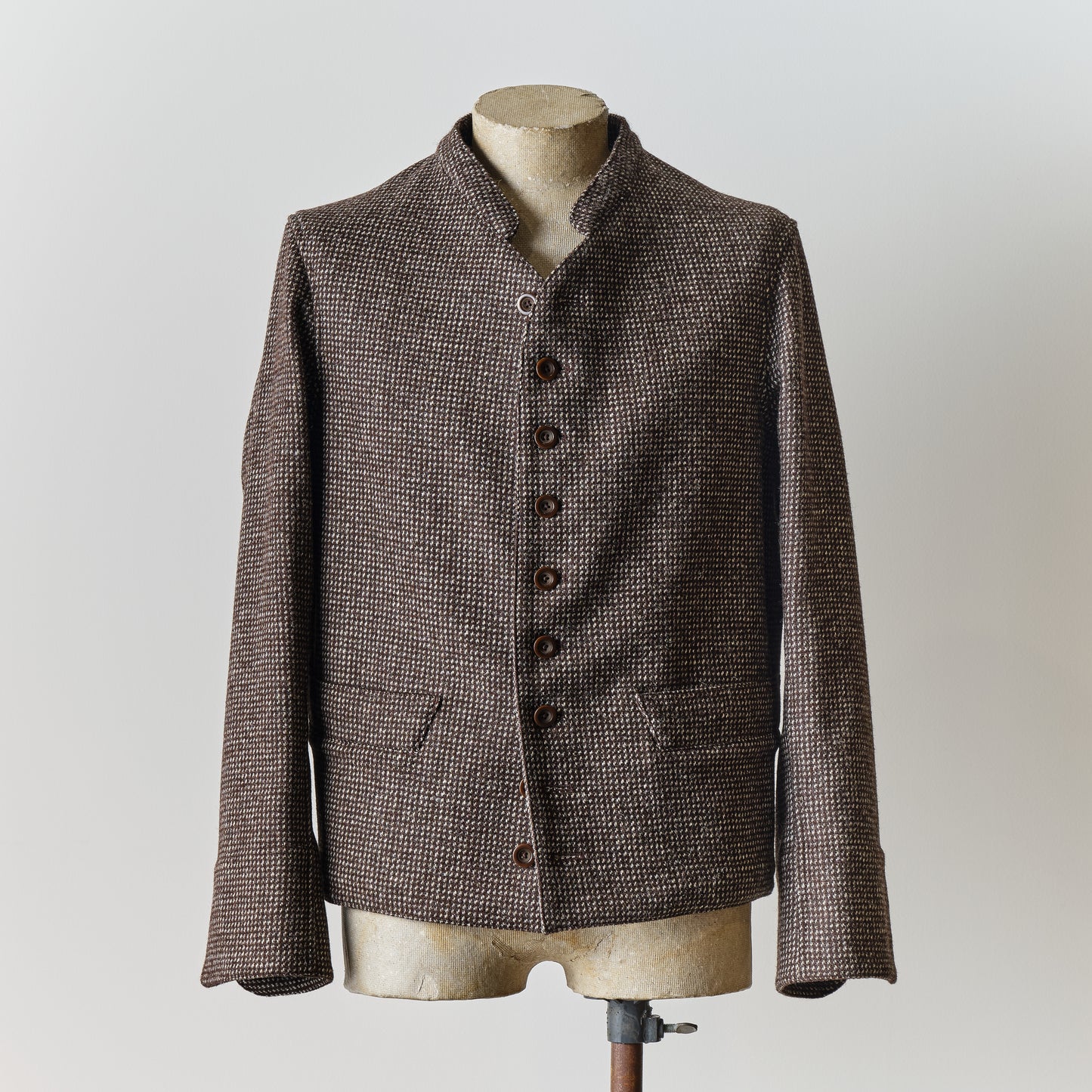 DOLMAN ORGANIC WOOL TWEED BARLEY CORN