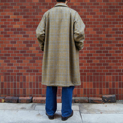 SINGLE RAGLAN COAT Ⅱ REVERSIBLE OVER CHECK BEIGE