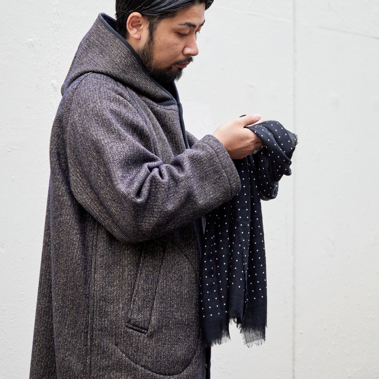 DONSHULA PARKA SALT & PEPPER