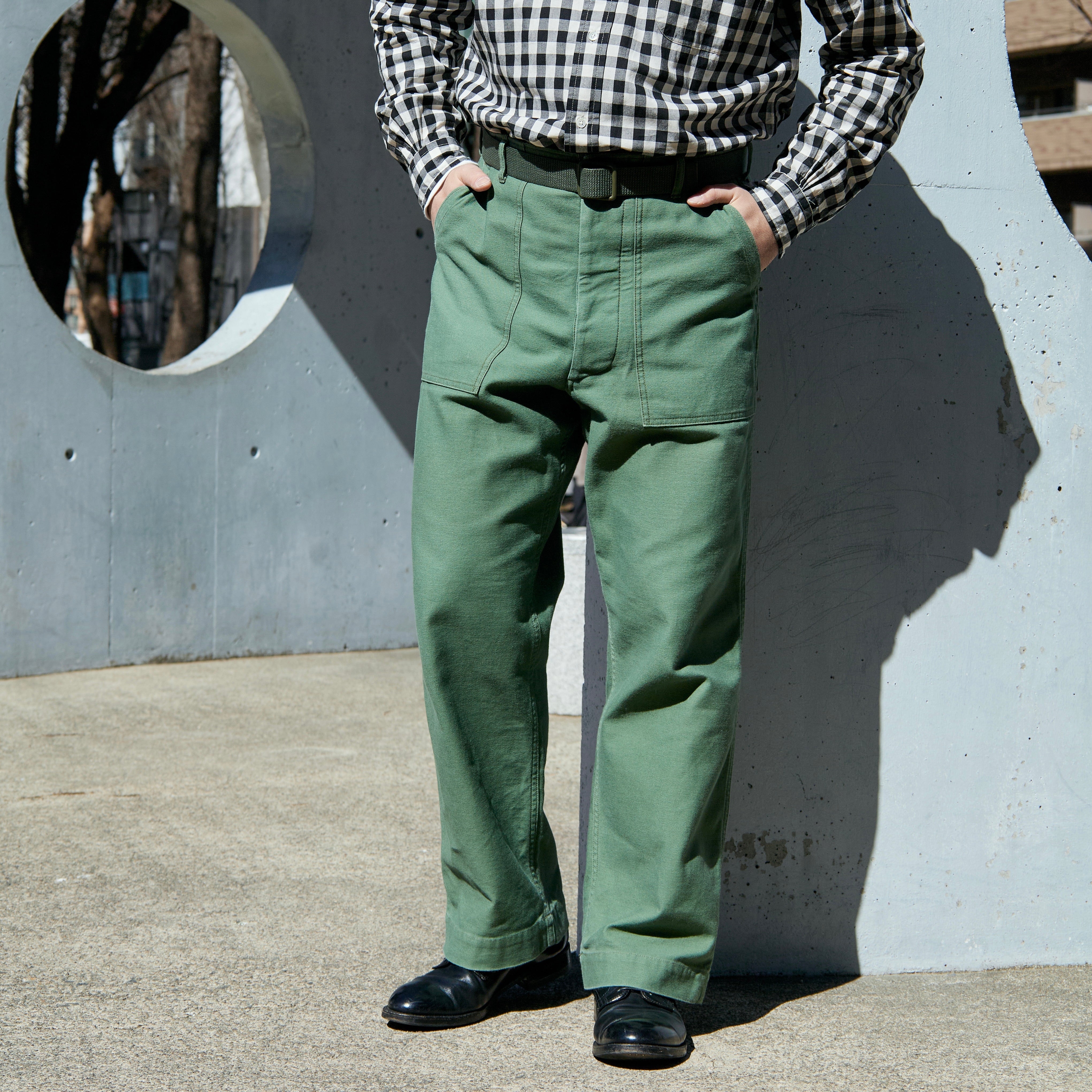 YANKSHIRE M1961 UTILITY TROUSERS VINTAGE SATEEN – ANATOMICA NAGOYA
