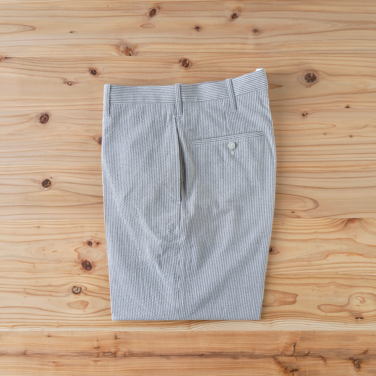 TRIM STEM PANTS SEERSUCKER