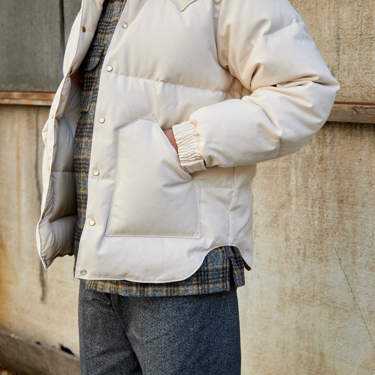 RMFC for ANATOMICA CHRISTY JACKET DUCK NATURAL