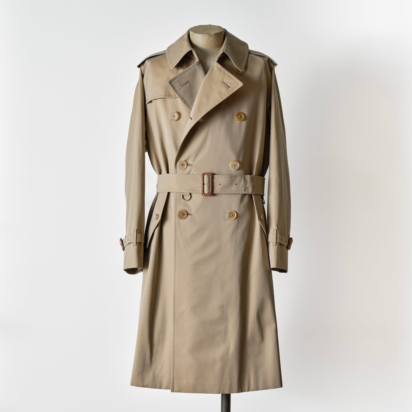 TRENCH COAT GABARDINE BEIGE