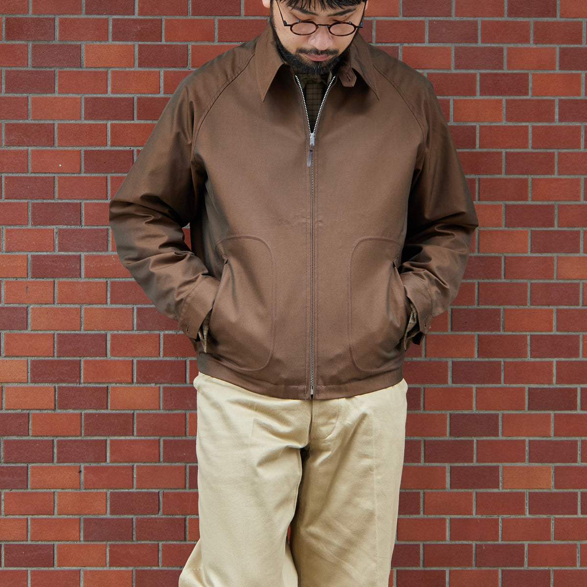 ANATOMICA by BRAGGIN' DRAGON VAN NUYS JACKET BROWN