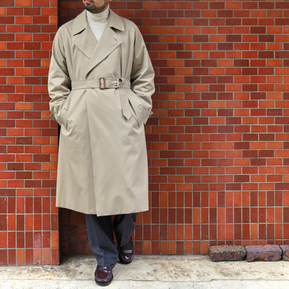 SINGLE RAGLAN COAT Ⅹ GABARDINE BEIGE