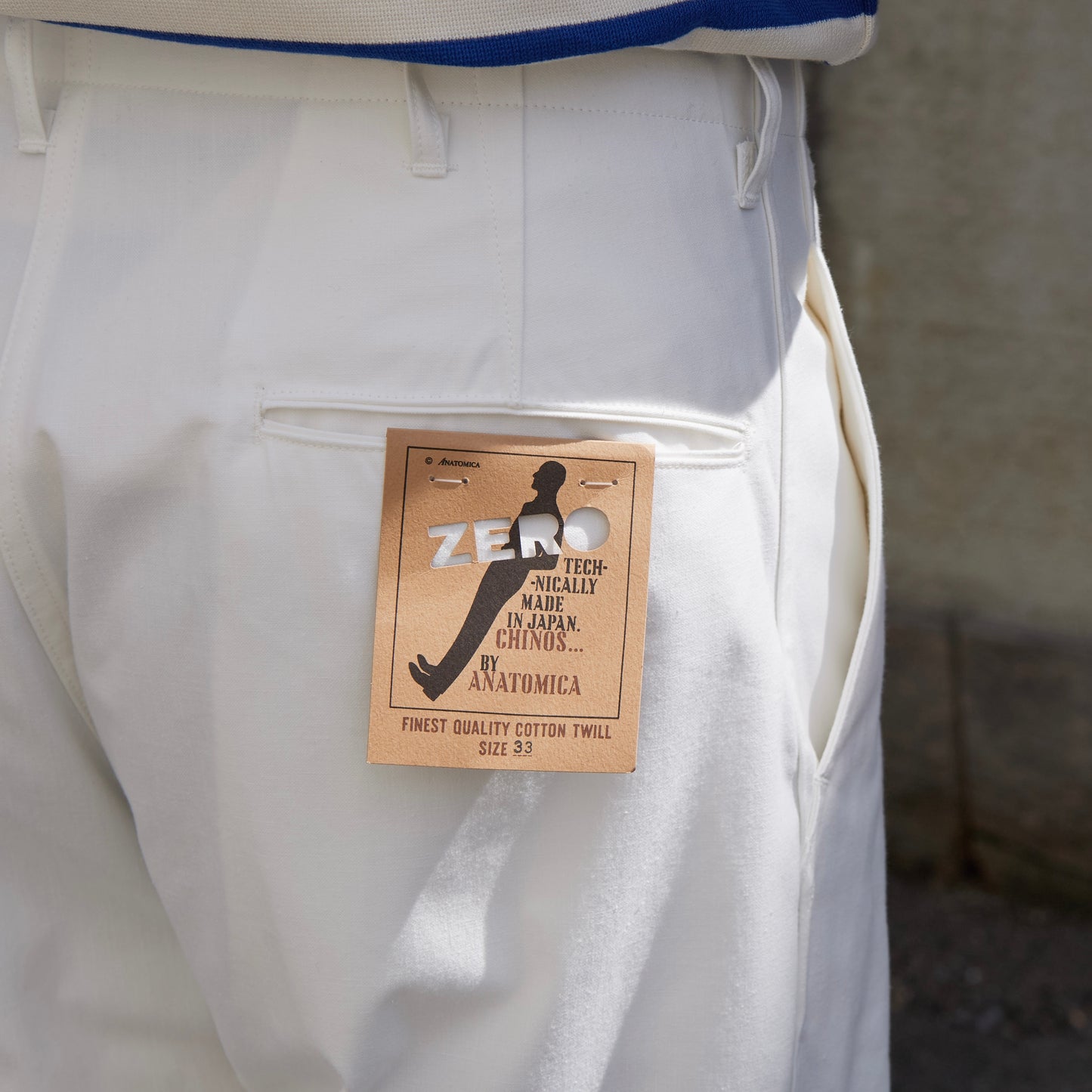 CHINO ZERO DUCK WHITE