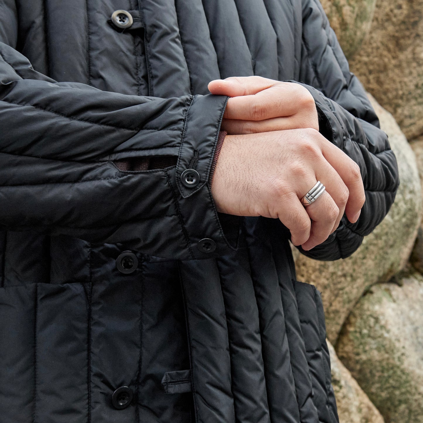 RMFC for ANATOMICA ALEXANDER DOWN JACKET BLACK