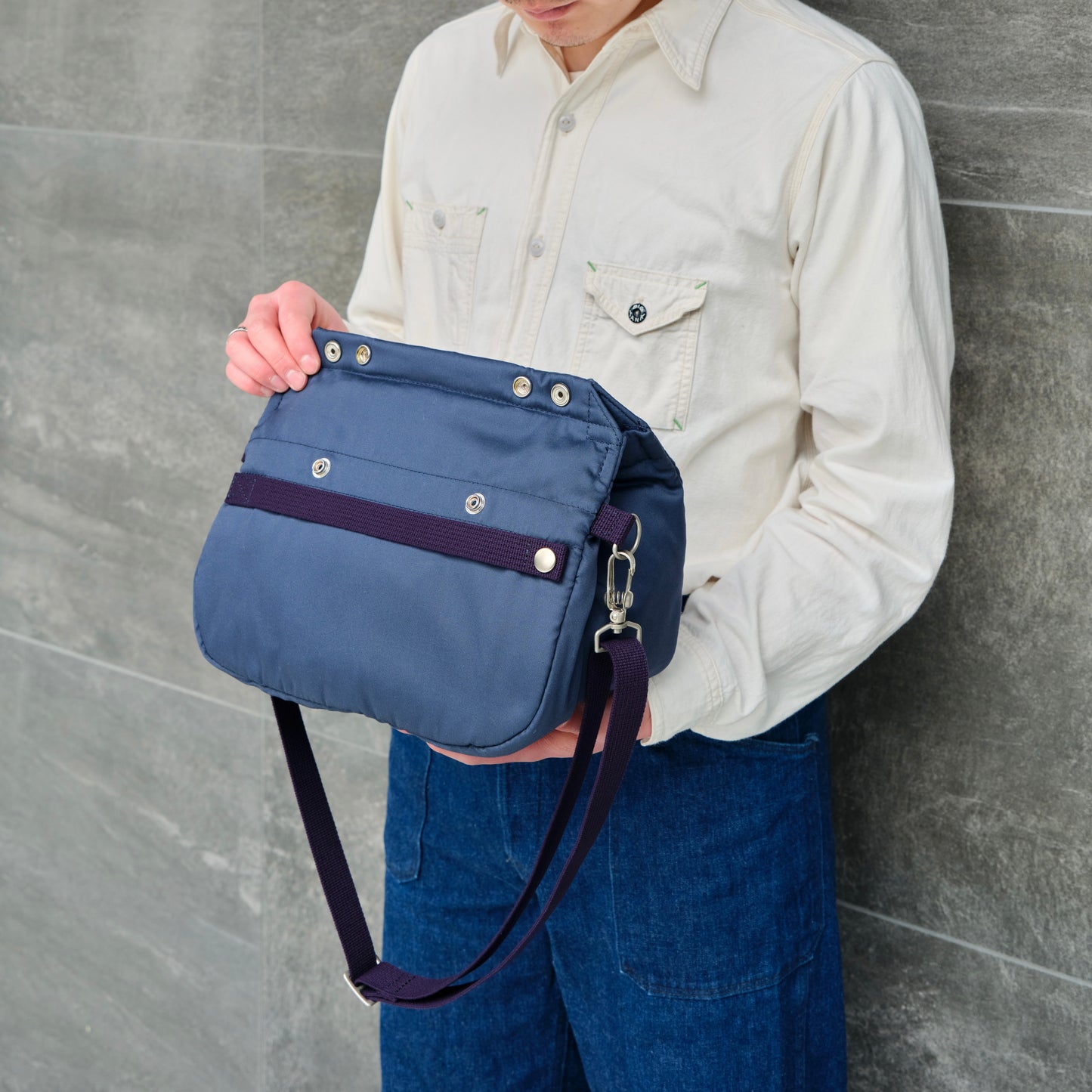 U.S.A.F. SMALL SHOULDER BAG NAVY