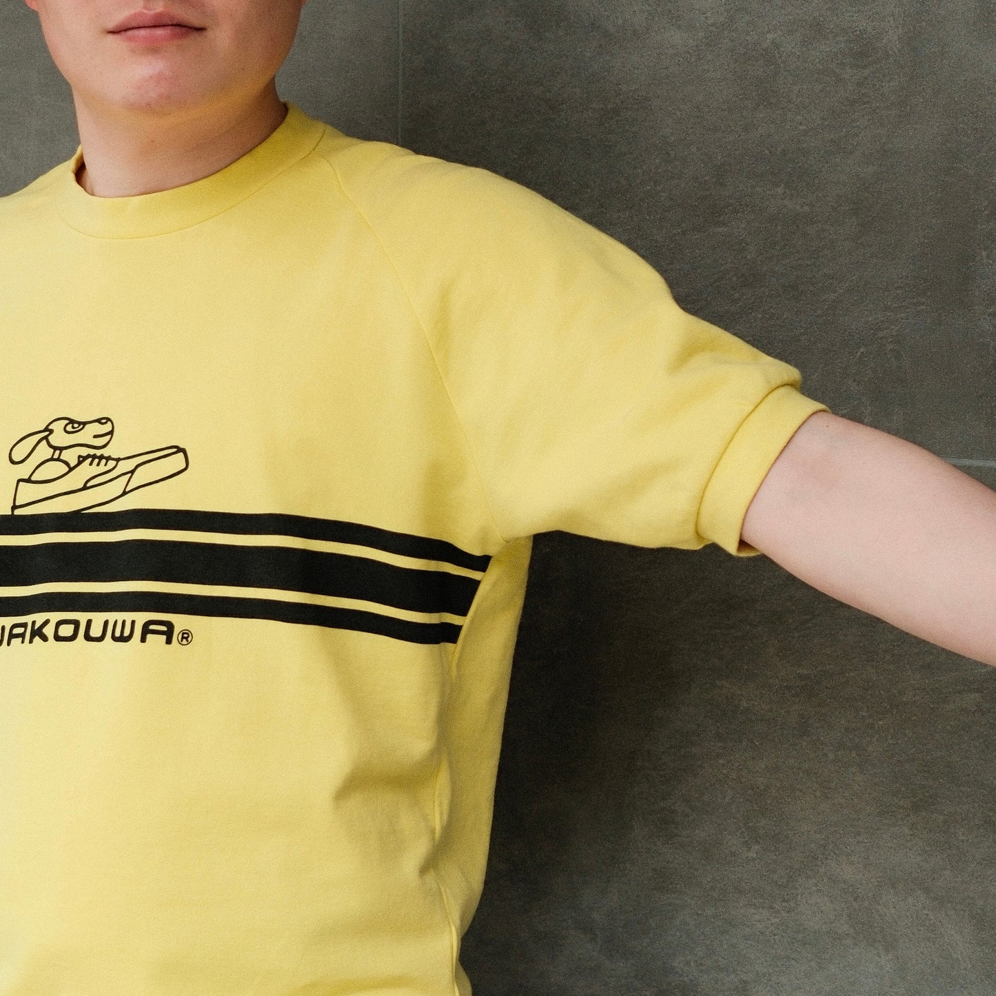 WAKOUWA GYM TEE DOLL & BORDER