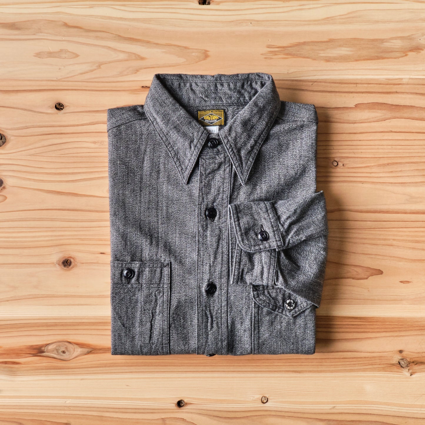 BIG YANK 1935 SHIRTS BLACK CHAMBRAY