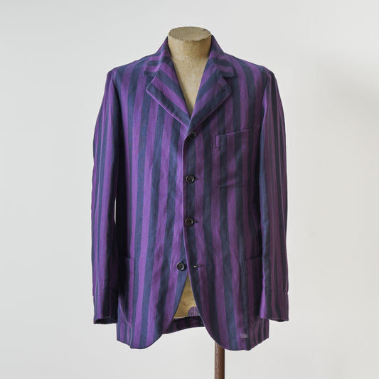 【30% OFF】COLLEGE FOX LINEN STRIPES PURPLE