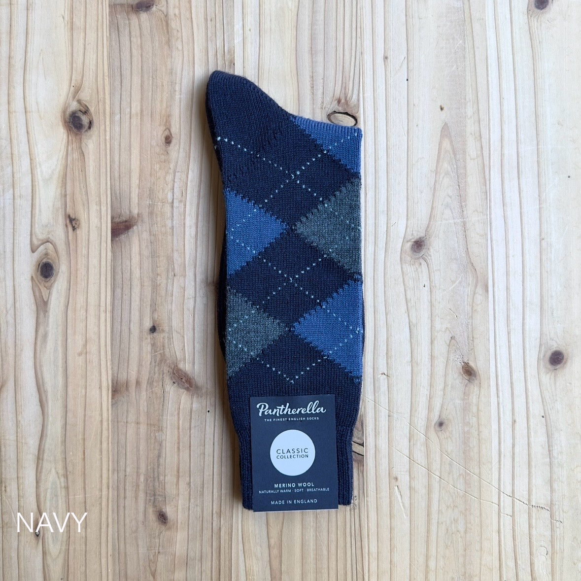 PANTHERELLA ARGYLE SOCKS WOOL