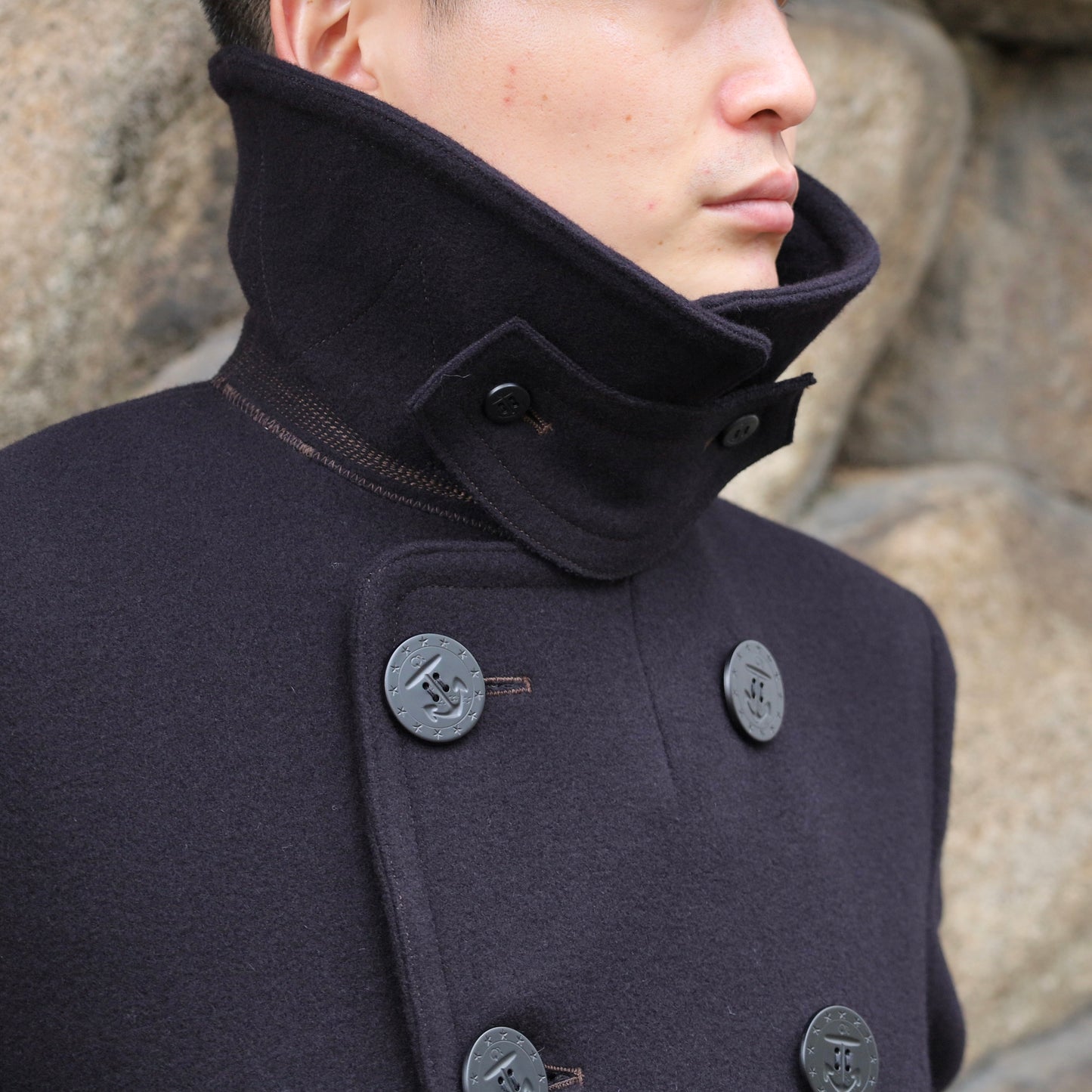 PEA COAT LONG MADE IN JAPAN