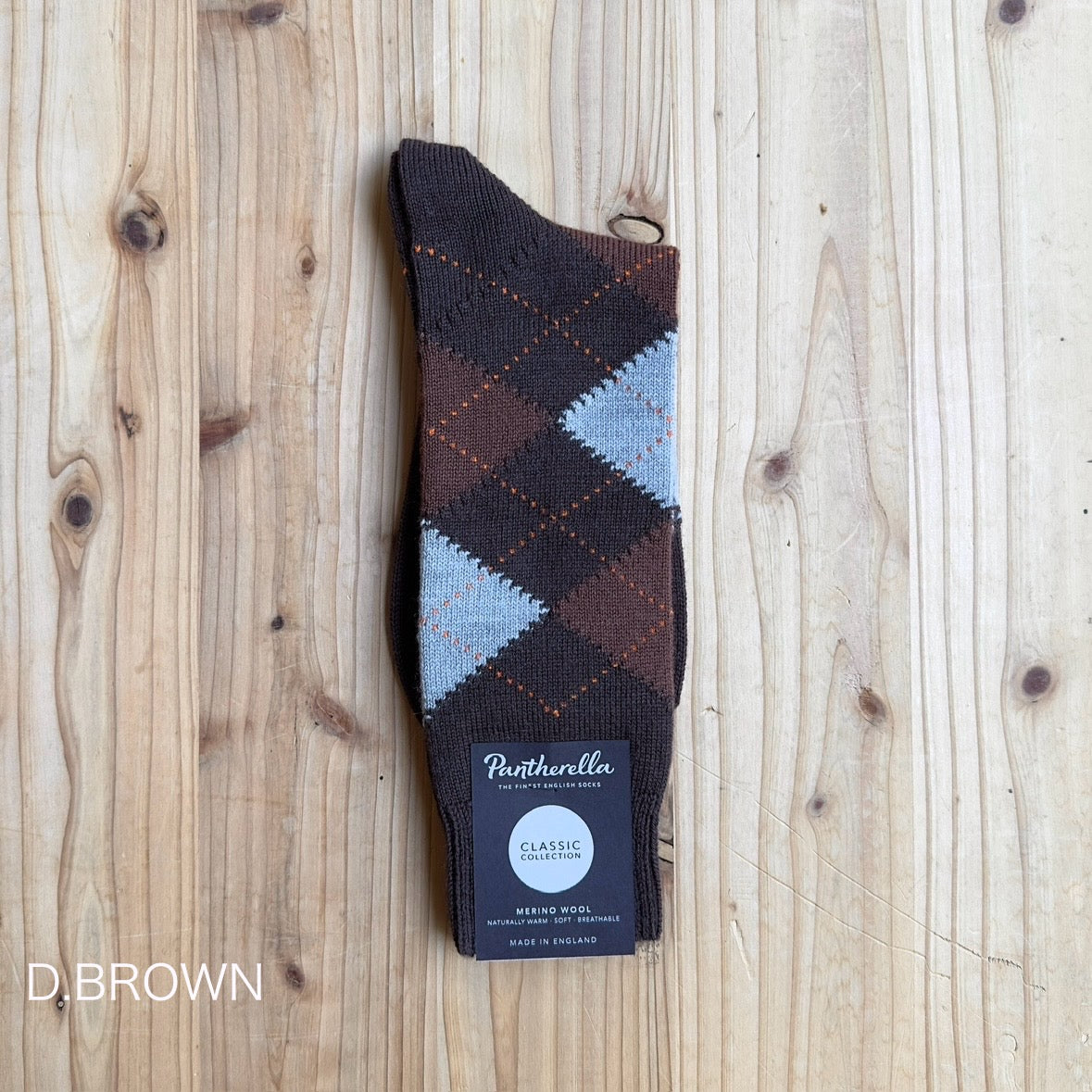 PANTHERELLA ARGYLE SOCKS WOOL