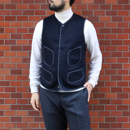 BEACH CLOTH VEST NAVY